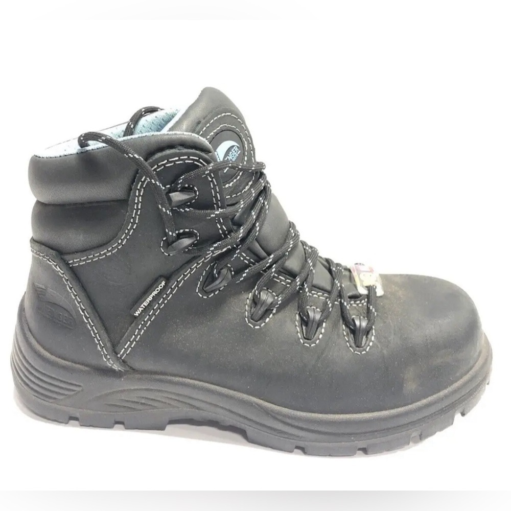 Avenger Work Women’s Framer, Black Comp Toe Work Boots, Size 7W